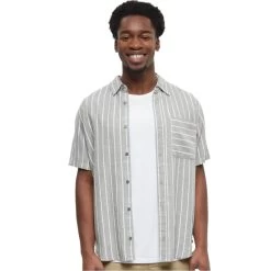 Tentree M Dundas Shirt (Agave Green/Undyed)
