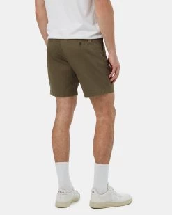 Tentree 7" Twill Latitude Short -Tentree Sales Store Green Mens Organic Cotton Twill Shorts TCM5179 0012 2