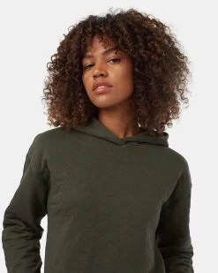 Tentree Quilted Hoodie 8 Tentree Quilted Hoodie -Tentree Sales Store Green Organic Cotton Quilted Relaxed Hoodie TCW5388 2870 3