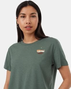 Tentree Artist Series Portal T-Shirt -Tentree Sales Store Green Recycled Polyester Graphic T Shirt TCW4984 2483 3