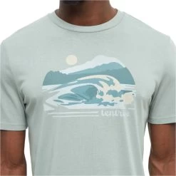 Tentree M Breaker T-Shirt (Oasis/Arctic)