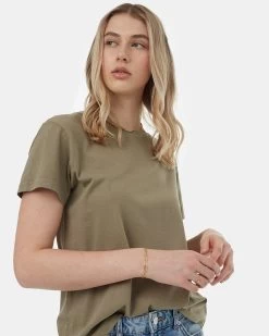 Tentree Regenerative Cotton Crew T-Shirt -Tentree Sales Store Green Sustainable Regenerative Basic Tee TCW5177 2401 3