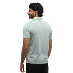 Tentree M Crabby Astir Polo (Oasis Heather/Deep Coral -Tentree Sales Store Green Treeblend Regular Fit Polo TCM6153 5368 1