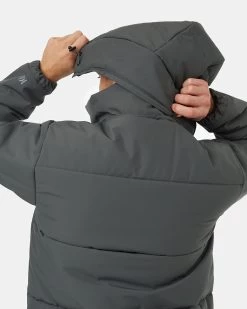 Tentree Parka Puffer Jacket -Tentree Sales Store Green Water Repellent Hooded Puffer Parka TCM5448 2277 8