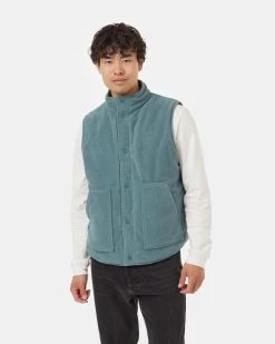 Tentree Nimbus Reversible Vest 15 Tentree Nimbus Reversible Vest -Tentree Sales Store Green Water Repellent Reversible Puffer Vest TCM5446 2880 6