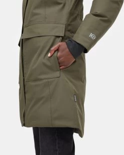 Tentree Daily Parka 25 Tentree Daily Parka -Tentree Sales Store Green Women s Water Resistant Puffer Jacket TCW3536 2017 11