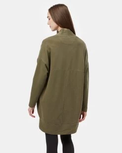 Tentree French Terry Cocoon Cardigan -Tentree Sales Store GreenWomen sOrganicCottonCardigan TCW3634 0012 32161 1