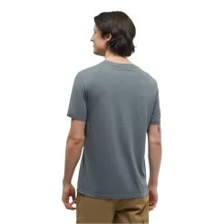 Tentree M Vintage Sunset T-Shirt (Anchor Grey Heather/Deep Coral) 5 Tentree M Vintage Sunset T-Shirt (Anchor Grey Heather/Deep Coral) -Tentree Sales Store Grey Regular Fit Crew Neck T shirt TCM2096 5347 1