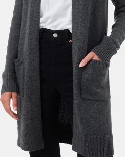 Tentree Highline Wool Cardigan -Tentree Sales Store Grey Women sWoolMidLengthCardigan TCW2507 08122 3
