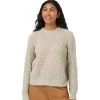 Tentree W Highline Nep Crew Sweater (Pale Oak Heather Nep)