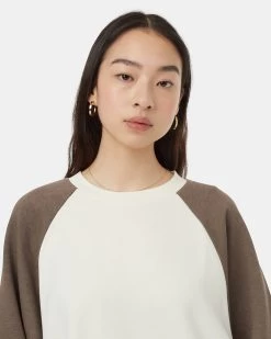 Tentree Treefleece Oversized Raglan Crew -Tentree Sales Store Multi SuperSoft Relaxed Sweatshirt TCW5279 2699 3