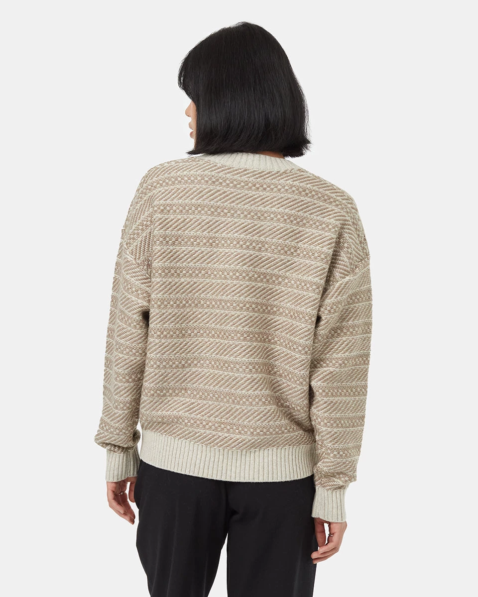 Tentree Highline Intarsia Crew Sweater 3 Tentree Highline Intarsia Crew Sweater - Image 3