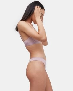 Tentree The Everyday Thong -Tentree Sales Store Purple Pink Women s Thong Underwear TCW4333 2197 1
