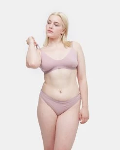 Tentree The Everyday Thong -Tentree Sales Store Purple Pink Women s Thong Underwear TCW4333 2197 2