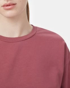 Tentree Balloon Sleeve French Terry Crew -Tentree Sales Store RedWomen sBalloonSleevePullover TCW2949 2160 A 1 6