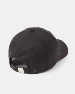 Tentree Tree Wave Sasquatch Tencel Peak Hat -Tentree Sales Store TAU5597 Black Tencel Adjustable Baseball Cap 1