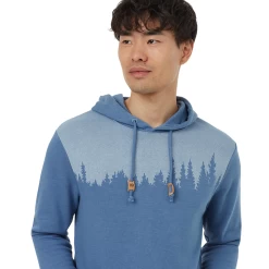 Tentree Men's Juniper Hoodie (Canyon Blue Heather/White) -Tentree Sales Store TCM1763 3215 A 3 Photoroom.png Photoroom