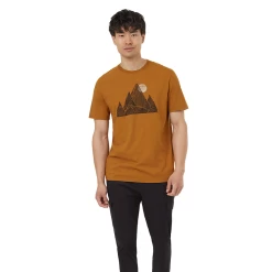 Tentree Men's Peak T-Shirt (Golden Brown/Meteorite Black) -Tentree Sales Store TCM2694 3287 A 1 Photoroom.png Photoroom