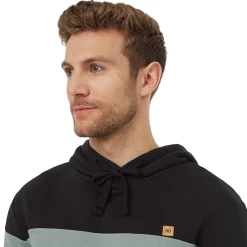 Tentree Men's TreeFleece Blocked Reynard Hoodie (Meteorite Black/Eucalyptus/Light Urban Green) -Tentree Sales Store TCM2787 3395 A 3 Photoroom.png Photoroom
