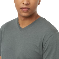 Tentree Men's TreeBlend V-Neck T-Shirt (Light Urban Green) -Tentree Sales Store TCM4234 3180 381 Photoroom.png Photoroom