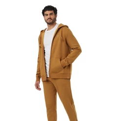 Tentree Men's TreeFleece Full Zip (Golden Brown)