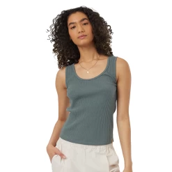 Tentree Women's Fitted Basic Cami (Light Urban Green) -Tentree Sales Store TCW4163 3180 P 1 Photoroom.png Photoroom