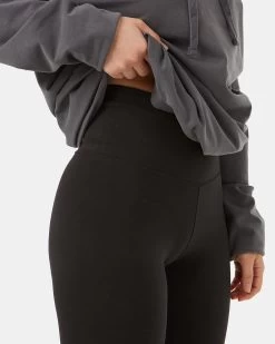 Tentree High Rise Organic Cotton Legging -Tentree Sales Store TCW4429 Black Women sBlackHigh RiseLegging 4