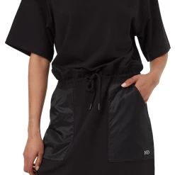 Tentree Women's SoftTerry Light Contrast Dress (Meteorite Black) -Tentree Sales Store TCW5695 0379 A 4 Photoroom.png Photoroom