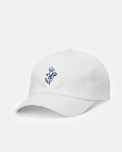 Tentree Flower Embroidery Peak Hat