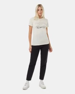 Tentree Mountain Scene T-Shirt -Tentree Sales Store White Crew Neck Graphic Shortsleeve T Shirt TCW5510 2967 1