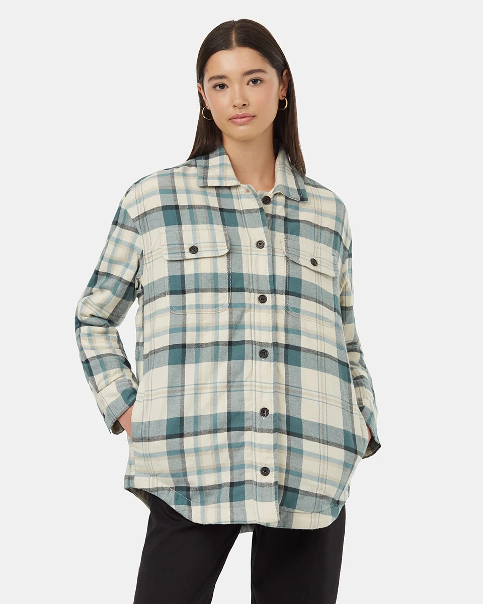 Tentree Kapok Flannel Insulated Shacket 1 Tentree Kapok Flannel Insulated Shacket