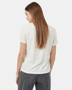 Tentree Artist Series Logo T-Shirt -Tentree Sales Store White Recycled Polyester Graphic T Shirt TCW4981 2481 3