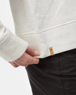 Tentree Treefleece Grove Sweatshirt -Tentree Sales Store WhiteWomen sOversizedVNeckCollarSweatshirtTCW4805 0453 388 4