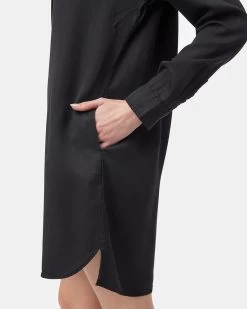 Tentree Oversized Shirt Dress -Tentree Sales Store Womens Loose Fit Mid Length Shirt Dress TCW3680 0164 5