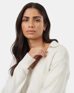 Tentree Polo Sweater -Tentree Sales Store Womens Organic Cotton Crewneck Shirt TCW5252 1620 1250 4