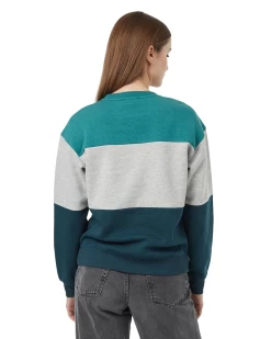 Tentree TreeFleece Blocked Crew (North Sea/Grey Heather/Reflecting Pond) -Tentree Sales Store aXIe KL4 PhotoRoom.png PhotoRoom