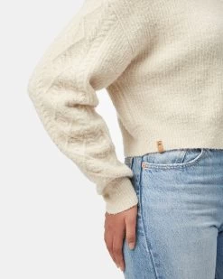 Tentree Highline Fuzzy Cable Sleeve Sweater 9 Tentree Highline Fuzzy Cable Sleeve Sweater -Tentree Sales Store beige fuzzy sweater TCW4505 1620 4