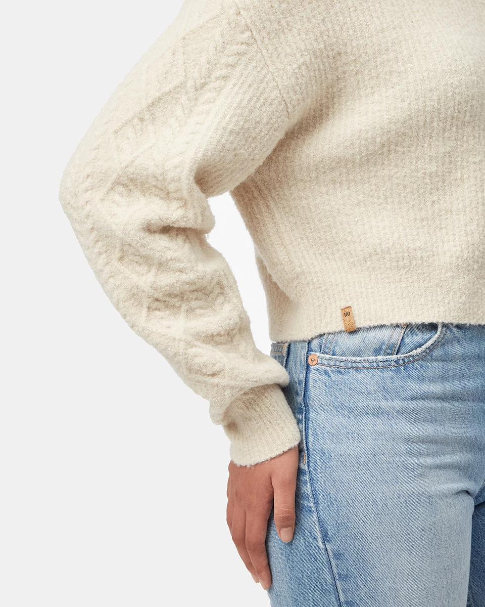 Tentree Highline Fuzzy Cable Sleeve Sweater 5 Tentree Highline Fuzzy Cable Sleeve Sweater - Image 5