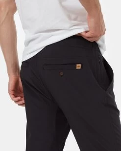 Tentree InMotion Pant Lined -Tentree Sales Store black activewear pants TCM5192 0164 5