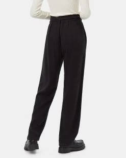 Tentree Paper Bag Tencel Pant -Tentree Sales Store black casual pants TCW5376 0164 1