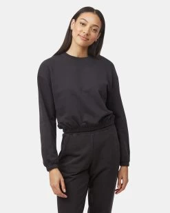 Tentree Organic French Terry Elastic Hem Crew