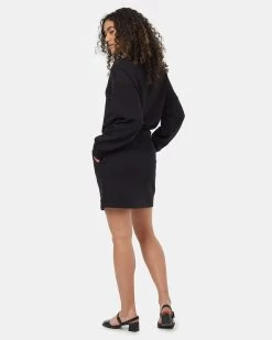 Tentree TreeTerry Dress -Tentree Sales Store black cotton dress TCW4950 0164 6