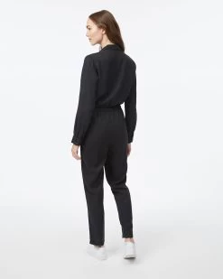 Tentree Tencel Jumpsuit -Tentree Sales Store black eco friendly jumpsuit TCW4527 0164 4