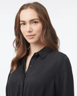 Tentree Tencel Jumpsuit -Tentree Sales Store black eco friendly jumpsuit TCW4527 0164 5