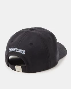 Tentree Cabin Crest Peak Hat -Tentree Sales Store black graphic baseball hat TAU4602 0164 3