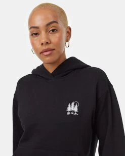 Tentree TreeFleece Golden Forest Hoodie -Tentree Sales Store black graphic hoodie TCW5263 2329 3