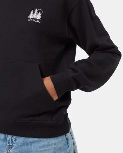 Tentree TreeFleece Golden Forest Hoodie -Tentree Sales Store black graphic hoodie TCW5263 2329 4