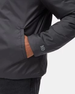 Tentree InMotion Padded Jacket -Tentree Sales Store black packable jacket TCM4584 0164 5