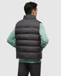 Tentree Puffer Vest -Tentree Sales Store black recycled polyester insulated puffer TCM4583 0164 6