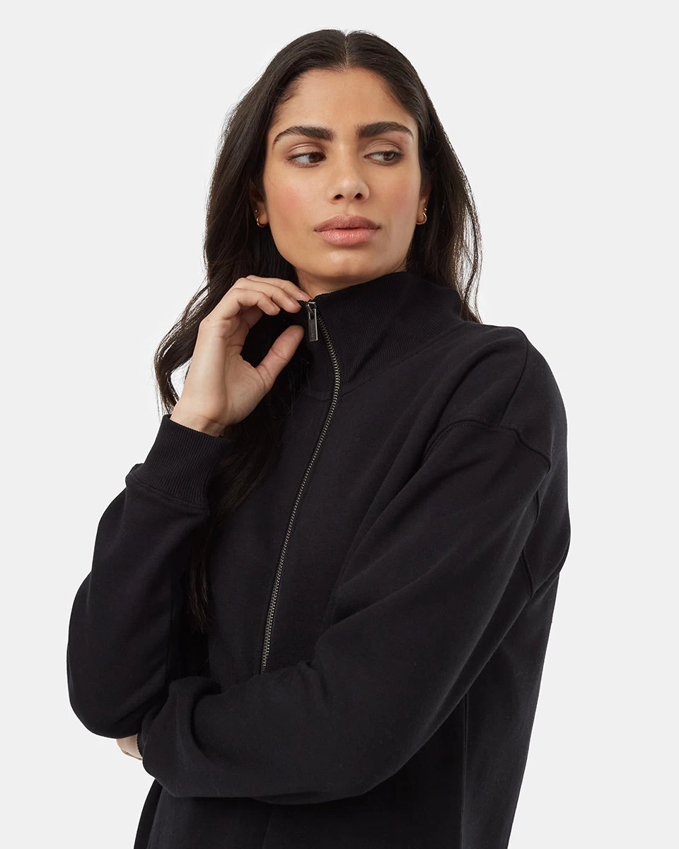 Tentree 1/4 Zip Fleece Dress 3 Tentree 1/4 Zip Fleece Dress - Image 3